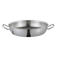 Serveerpan XL hoog Vulcano Cut Resist 24 cm