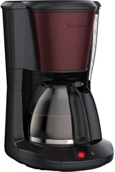 Moulinex Subito, Cafetière filtre Moulinex noire finition inox rouge