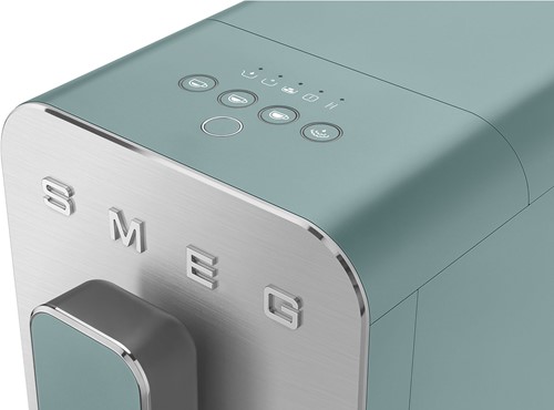 Smeg BCC12EGMEU Bean to cup - Volautomatische koffiemachine - stoomfunctie - emerald green met inox-2