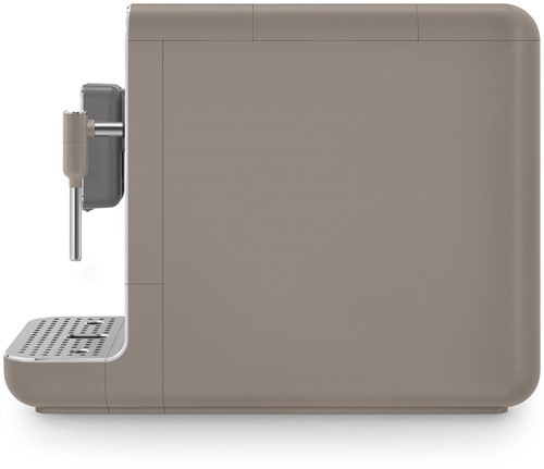 Smeg BCC12TPMEU Bean to cup - Volautomatische koffiemachine - stoomfunctie - mat taupe met inox - Retour-2