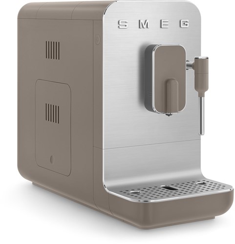 Smeg BCC12TPMEU Bean to cup - Volautomatische koffiemachine - stoomfunctie - mat taupe met inox - Retour-3