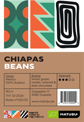 Matubu koffiebonen Chiapas 250gr