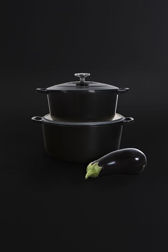 BK H6071520 Bourgogne  Stoofpot 20 cm Jet Black