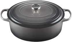 Le Creuset Braad- / Stoofpan Signature Ovaal 33cm 7,5l Flint