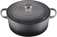 Le Creuset Braad- / Stoofpan Signature Rond 28cm 6,7l Flint