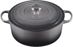 Le Creuset Braad- / Stoofpan Signature Rond 28cm 6,7l Flint