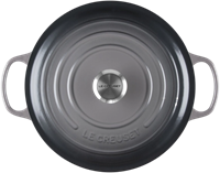 Le Creuset Braad- / Stoofpan Signature Rond 28cm 6,7l Flint-2