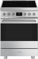 Smeg Fornuis 60 x 60 x 90 - 4 inductiezones - oven multifunctie - energieklasse A - inox