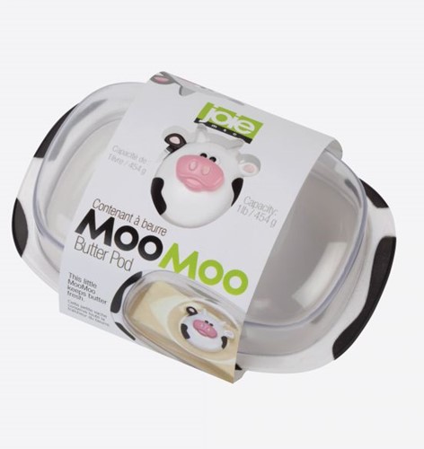 Joie Moo Moo boterschaal met deksel uit kunststof