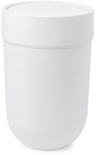Umbra Touch Can W Lid  White