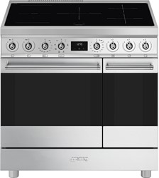 Smeg C92IMX2Fornuis - 90x60 cm - Inductie 5 kookzones - 2 ovenruimtes