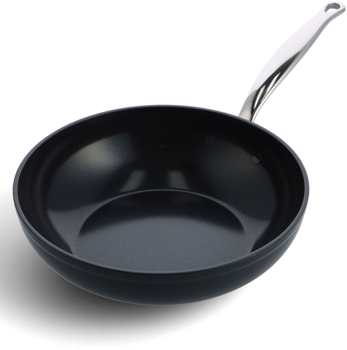 GreenPan Barcelona Pro Wok met keramische antikleeflaag 28cm