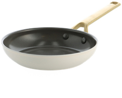 BK Sublime Cream White koekenpan met keramische antikleeflaag 20cm