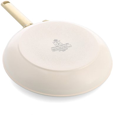 BK Sublime Cream White koekenpan met keramische antikleeflaag 24cm-3