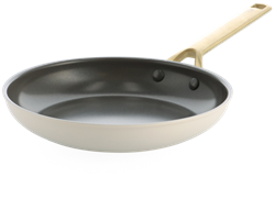 BK Sublime Cream White koekenpan met keramische antikleeflaag 24cm