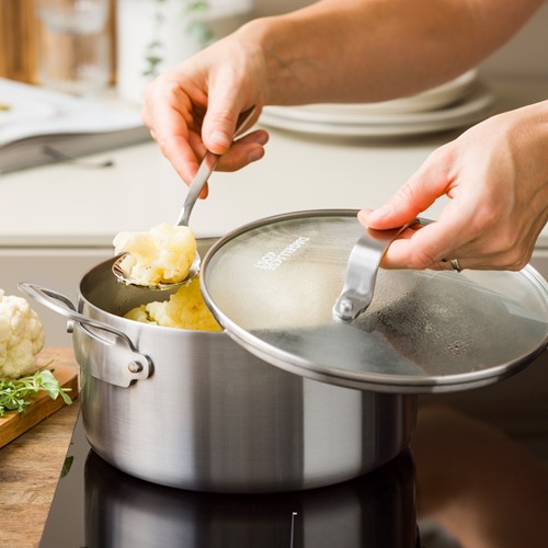 Dagelijkse Kost Proline 3-PLY Kookpot met deksel 20 cm - 3.1L