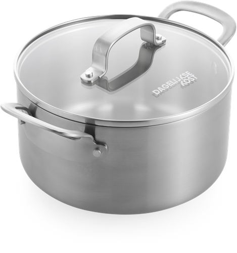 Dagelijkse Kost Proline 3-PLY Kookpot met deksel 20 cm - 3.1L