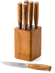 BK Peter Goossens Maestro Steakmessenblok met 6 steakmessen