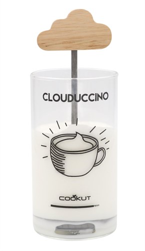 COOKUT CK-0050 Clouduccino cappuccino melkopschuimer 7x7x18cm