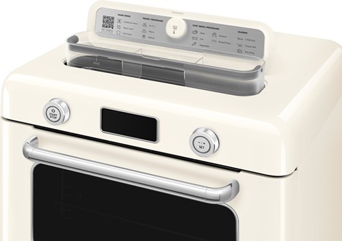 Smeg COF01CREU Vrijstaande combi stoomoven - 30L - Crème