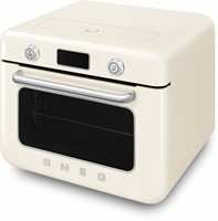 Smeg COF01CREU Vrijstaande combi stoomoven - 30L - Crème-3