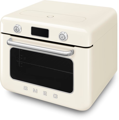 Smeg COF01CREU Vrijstaande combi stoomoven - 30L - Crème-3