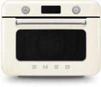 Smeg COF01CREU Vrijstaande combi stoomoven - 30L - Crème