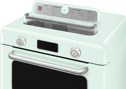 Smeg COF01PGEU Vrijstaande combi stoomoven - 30L - Pastelgroen