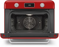 Smeg COF01RDEU Vrijstaande combi stoomoven - 30L - Rood-2