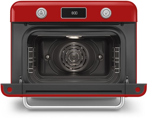 Smeg COF01RDEU Vrijstaande combi stoomoven - 30L - Rood-2