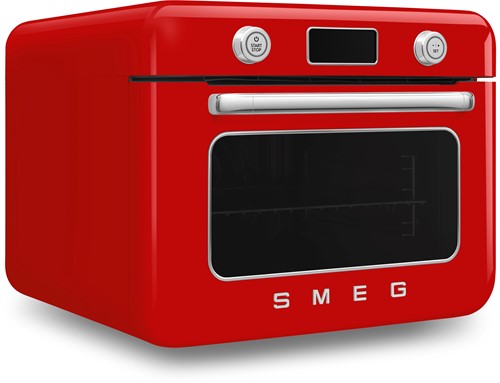 Smeg COF01RDEU Vrijstaande combi stoomoven - 30L - Rood-3