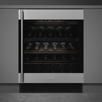 SMEG CVI338RX3 Wijnklimaatkast - 103 liter - 82-87 cm - energieklasse G - scharnieren rechts - inox/zwart glas-3