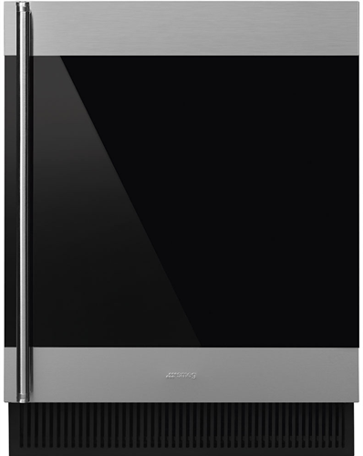 SMEG CVI338RX3 Wijnklimaatkast - 103 liter - 82-87 cm - energieklasse G - scharnieren rechts - inox/zwart glas
