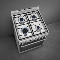 Smeg CX60GMX Fornuis 60x60 cm-3