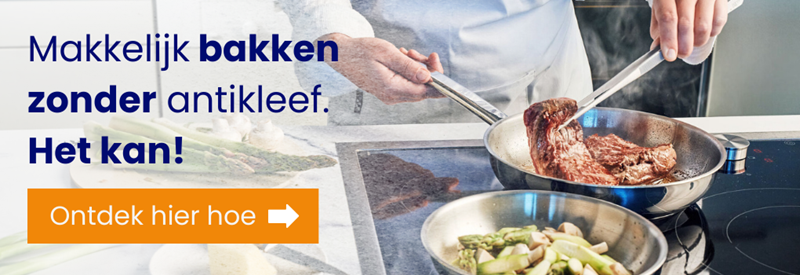 Zo bak je vlees in een Demeyere RVS pan zonder dat het vastplakt