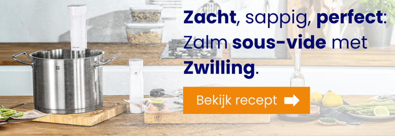 Perfect gegaarde zalm met Zwilling sous-vide: zo doe je dat
