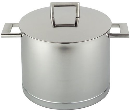 Demeyere John Pawson 7 Soeppot 24 cm met dubbelwandig deksel, 8 liter