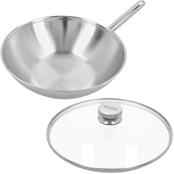 DEMEYERE Apollo 7 Wok 30 cm - 3 l + gratis glasdeksel 30 cm (t.w.v. € 30,00)