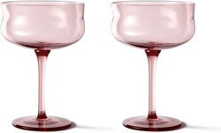 Paveau Swirl Coupe Glas Silt set van 2