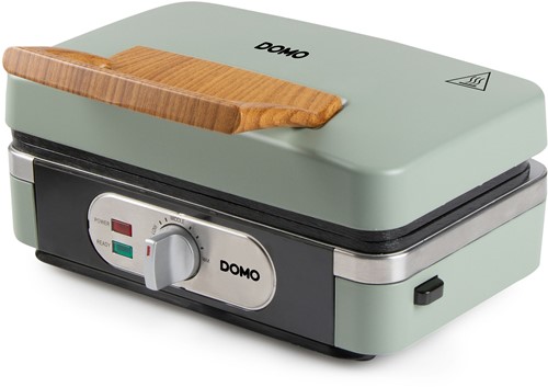 Domo DO9276C Croque / wafel / grill 3 in 1 - sage green