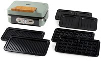 Domo DO9276C Croque / wafel / grill 3 in 1 - sage green-3