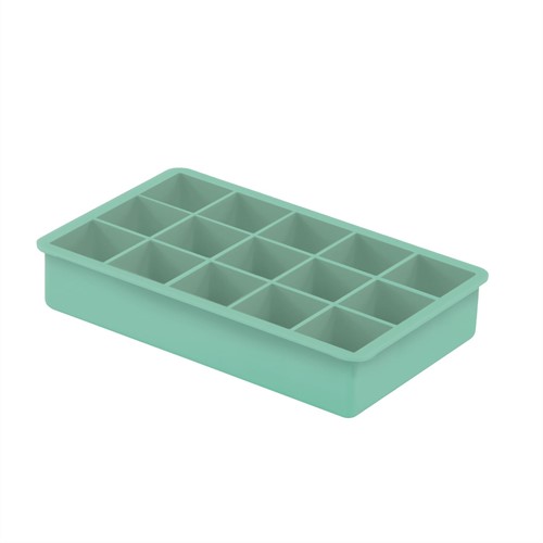 Dotz Ijsblokjevorm uit silicone kubus aquablauw 3.3x3.3x3.3cm