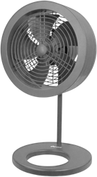 Air&Me BN117025 Naos - Tafelventilator Ø 20cm + 20m² - Antraciet