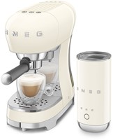 Smeg ECF12CREU Bundle Espressomachine crème met MFF02CREU-2