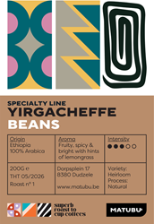 Matubu koffiebonen Yirgacheffe 200gr