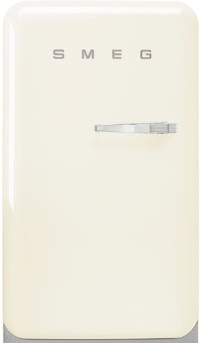 SMEG FAB10HRCR5 Koelkast "Home Bar" - 130 L - hoogte 96 cm - energieklasse E - jaren '50 - scharnieren rechts - crème
