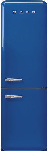 SMEG FAB32RBE5 Koelkast/diepvriezer - 234 L+ 97 L - energieklasse D - jaren '50 - scharnieren rechts - blauw