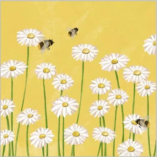 PPD Bees & Flowers Servetten 25x25