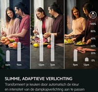 AEG GB87D91CB Dampkap Schouw 8000-AuroraTech / Schouwdampkap / 90 cm / MattBlack & Glass-3