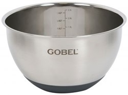 GOBEL Mengkom Ø24cm inox - antislip voet